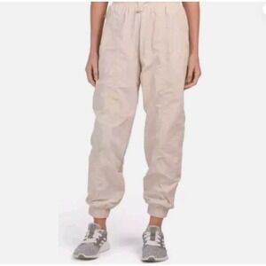 Wilo the‎ Label Parachute Jogger Mesh Lined Pants Beige  Size Medium Athletic